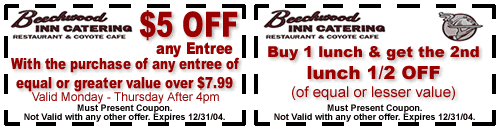 Beechwood Inn Restaurant & Catering - Coyote Cafe Bar & Grill
