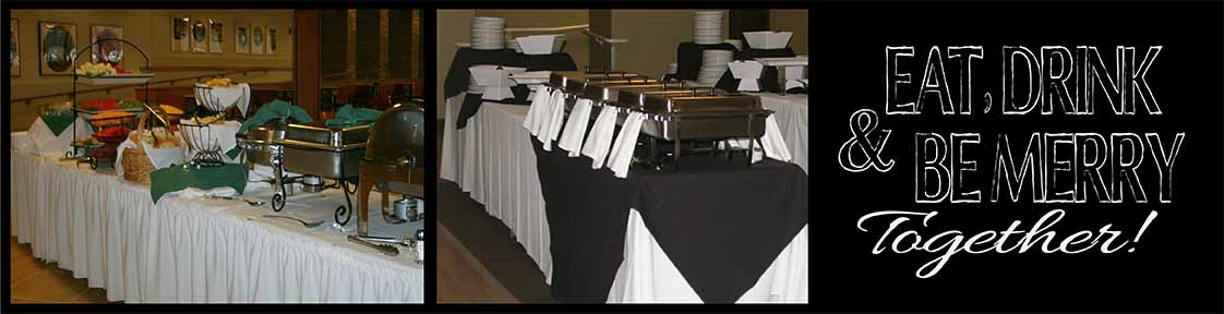 CASUAL DINNER BUFFET CATERING PICTURE BANNER